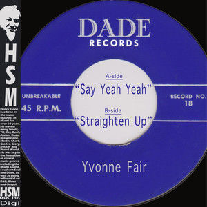 Yvonne Fair2020《Say Yeah Yeah u002F Straighten Up》专辑封面图片.jpg