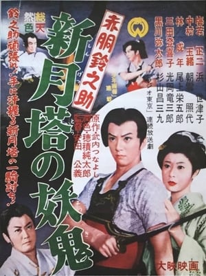 Akado Suzunosuke vs. the Devil in Crescent Moon Tower - 1957高清海报.jpg