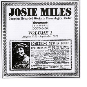 Josie Miles2005《Josie Miles Vol. 1 (1922-1924)》专辑封面图片.jpg